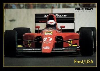 1991 ProTrac's Formula One #145 Alain Prost Front