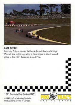 1991 ProTrac's Formula One #149 Riccardo Patrese Back