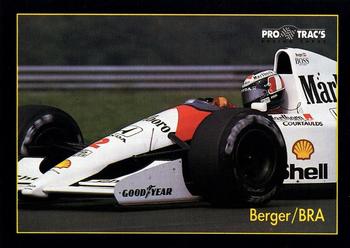 1991 ProTrac's Formula One #150 Gerhard Berger Front