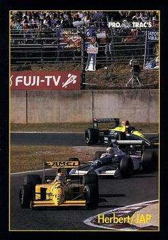 1991 ProTrac's Formula One #186 Johnny Herbert Front