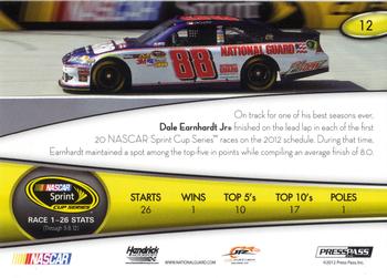 2013 Press Pass - Color Proof Black #12 Dale Earnhardt Jr. Back