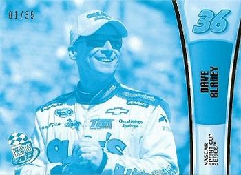2013 Press Pass - Color Proof Cyan #5 Dave Blaney Front