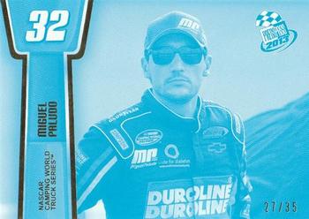 2013 Press Pass - Color Proof Cyan #64 Miguel Paludo Front