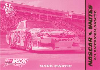 2013 Press Pass - Color Proof Magenta #76 Mark Martin's car Front