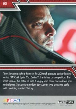2013 Press Pass - Color Proof Magenta #90 Tony Stewart Back