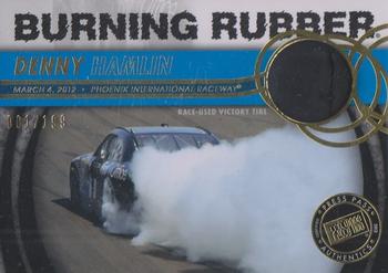 2013 Press Pass - Burning Rubber Gold #BR-DH Denny Hamlin Front
