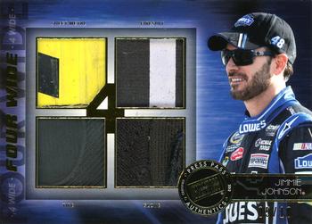 2013 Press Pass - Four-Wide Gold #FW-JJ Jimmie Johnson Front