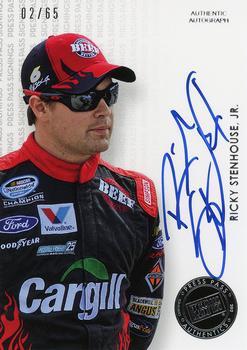 2013 Press Pass - Press Pass Signings Silver #NNO Ricky Stenhouse Jr. Front