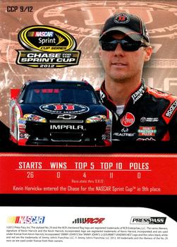 2012 Press Pass - Cup Chase Prizes #CCP 9 Kevin Harvick Back