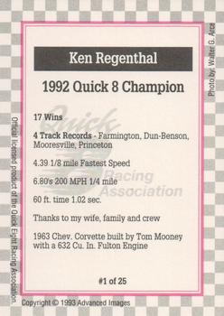 1993 Advanced Images Quick Eight  #1 Ken Regenthal's Car Back