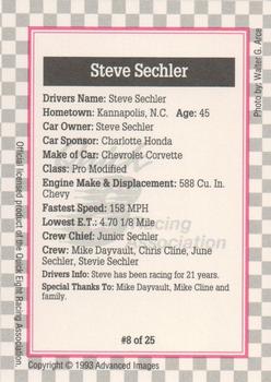 1993 Advanced Images Quick Eight  #8 Steve Sechler's Car Back