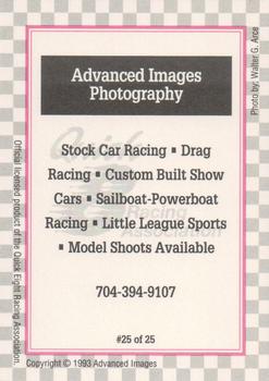 1993 Advanced Images Quick Eight  #25 Kenny Farrell's Car Back