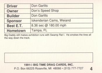 1991 Big Time Drag #4 Don Garlits Back