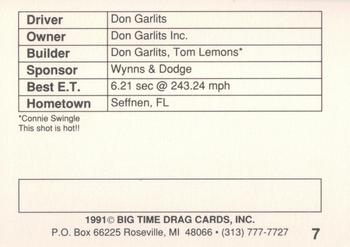 1991 Big Time Drag #7 Don Garlits Back