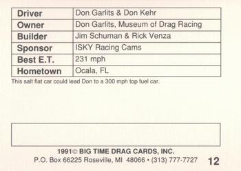 1991 Big Time Drag #12 Don Garlits Back