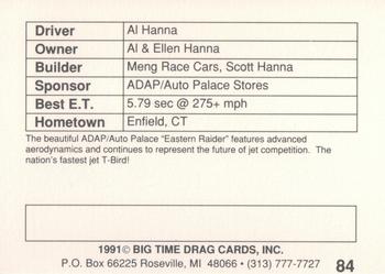 1991 Big Time Drag #84 Al Hanna Back