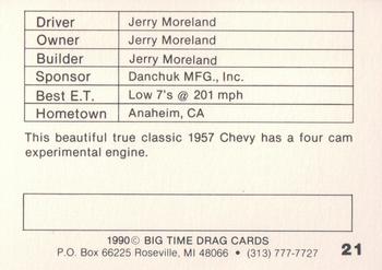 1990 Big Time Drag #21 Jerry Moreland Back