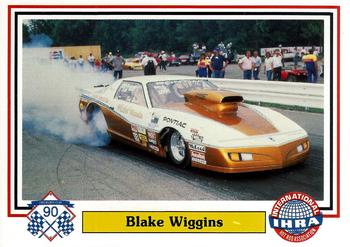 1990 Checkered Flag IHRA #15 Blake Wiggins Front