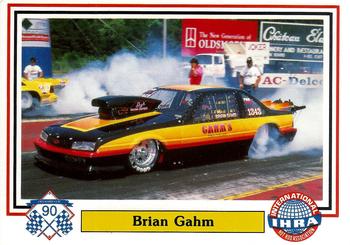 1990 Checkered Flag IHRA #28 Brian Gahm Front