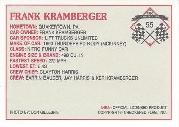 1990 Checkered Flag IHRA #55 Frank Kramberger Back