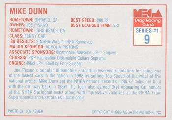 1989 Mega Drag #9 Mike Dunn Back
