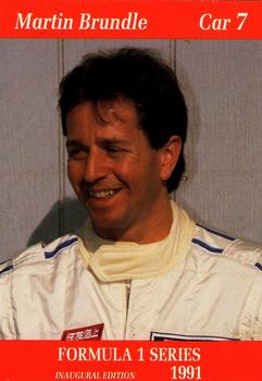 1991 Carms Formula 1 #19 Martin Brundle Front