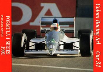 1991 Carms Formula 1 #89 Pedro Matos Chaves Front