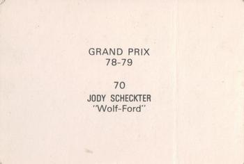 1978-79 Grand Prix  #70 Jody Scheckter Back