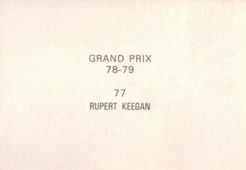 1978-79 Grand Prix  #77 Rupert Keegan Back