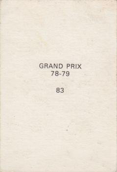 1978-79 Grand Prix  #83 Grand Prix Action Back