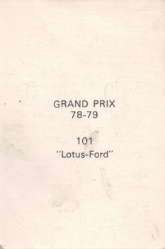 1978-79 Grand Prix  #101 Lotus-Ford Back
