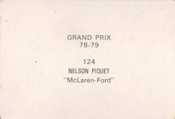 1978-79 Grand Prix  #124 Nelson Piquet Back