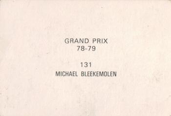 1978-79 Grand Prix  #131 Michael Bleekmolen Back