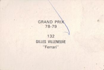 1978-79 Grand Prix  #132 Gilles Villeneuve Back