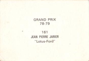 1978-79 Grand Prix  #161 Jean-Pierre Jarier Back