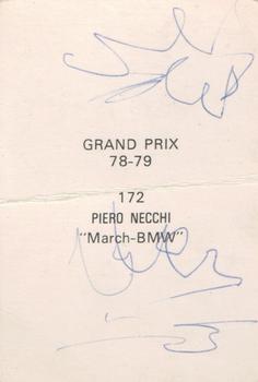 1978-79 Grand Prix  #172 Piero Necchi Back