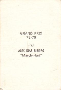1978-79 Grand Prix  #173 Alex Dias Ribeiro Back