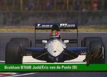 1992 Grid Formula 1 #7 Brabham/van de Poele Front