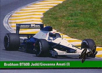 1992 Grid Formula 1 #9 Brabham/Amati Front