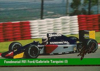1992 Grid Formula 1 #15 Fondmetal/Tarquini Front