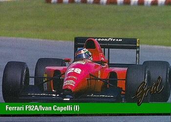 1992 Grid Formula 1 #27 Ferrari/Capelli Front