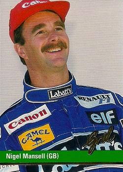 1992 Grid Formula 1 #38 Nigel Mansell Front