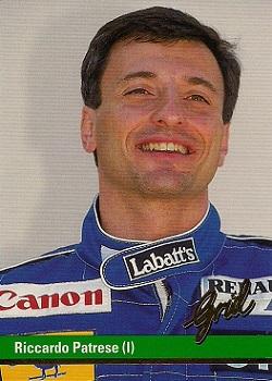 1992 Grid Formula 1 #39 Riccardo Patrese Front