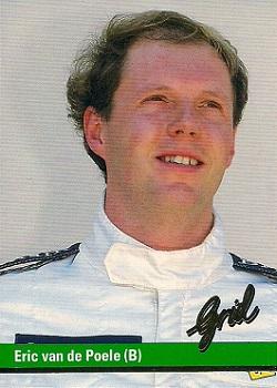 1992 Grid Formula 1 #40 Eric van de Poele Front
