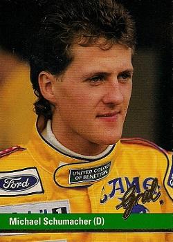 1992 Grid Formula 1 #51 Michael Schumacher Front