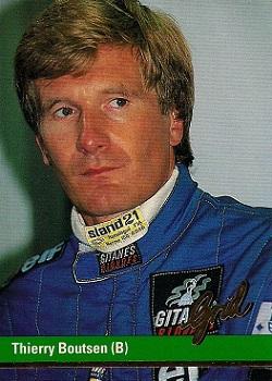 1992 Grid Formula 1 #57 Thierry Boutsen Front