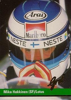 1992 Grid Formula 1 #78 Mika Hakkinen Front