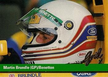 1992 Grid Formula 1 #85 Martin Brundle Front