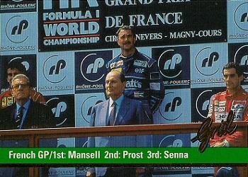 1992 Grid Formula 1 #106 French GP Front