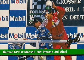 1992 Grid Formula 1 #108 German GP Front